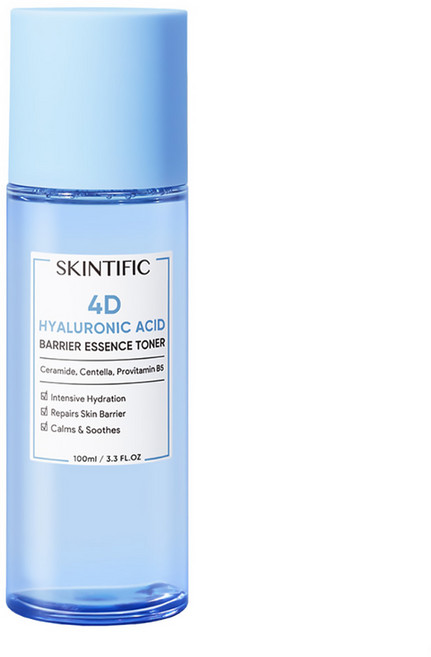 SKINTIFIC 4D 透明質酸屏障精華化妝水, 100ml, 1瓶