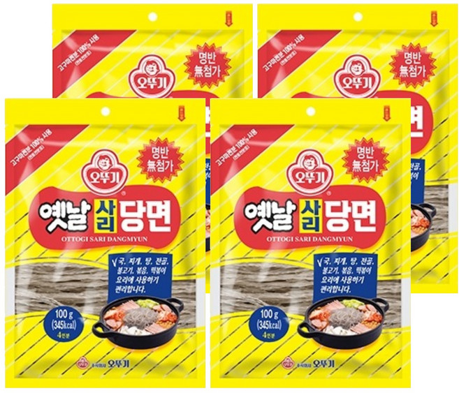 오뚜기옛날 사리 당면, 100g, 4개