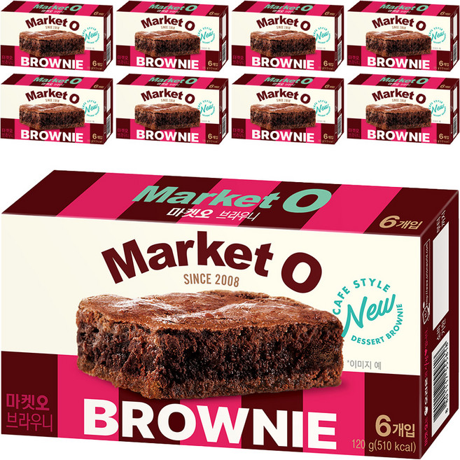 마켓오 브라우니, 120g, 9개