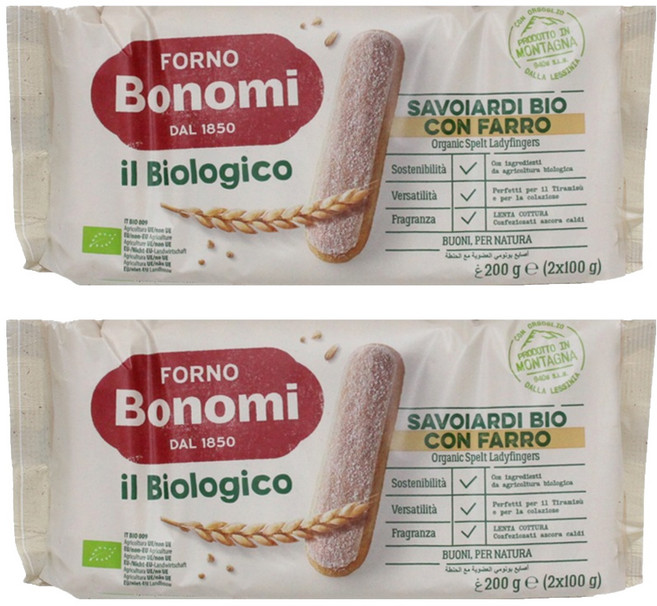 보노미 유기농 레이디핑거 비스켓, 2개, 200g