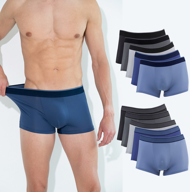 베이스알파에센셜 남성 흡한 폴리 스판 드로즈 팬티 10p