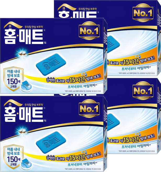 홈매트 피 매트 교체용 150p, 150g, 4개