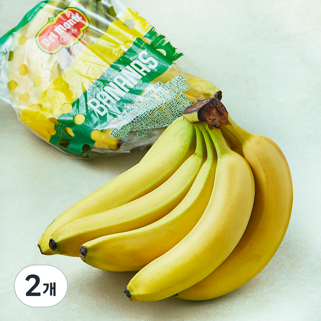 코스타리카산 델몬트 바나나, 2개, 1.3kg