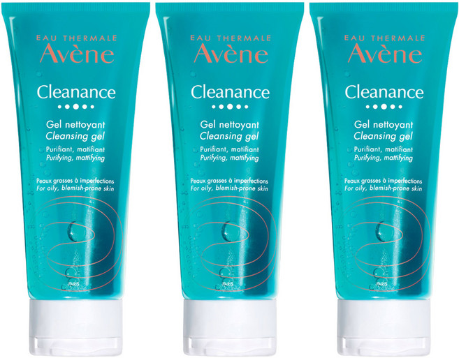 아벤느 클리낭스 약산성 클렌징 젤, 200ml, 3개