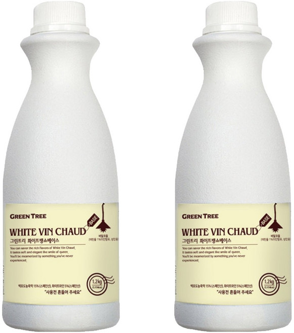 GreenTree 화이트뱅쇼 베이스, 1.25kg, 2개