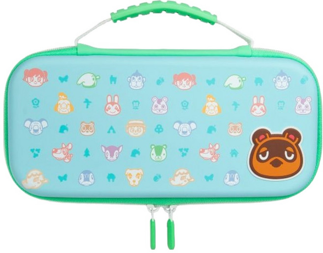 PowerA 收納保護殼, 1518378-01, 動物森友會 綠色, 1個