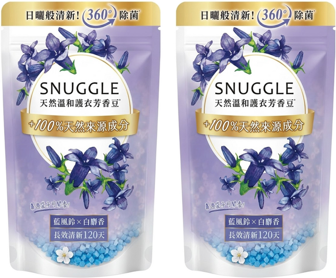 Snuggle 熊寶貝 芳香豆 補充包 藍風鈴 +白麝香, 300ml, 2包