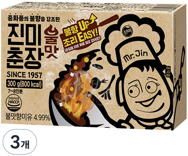 진미 불맛춘장, 300g, 3개