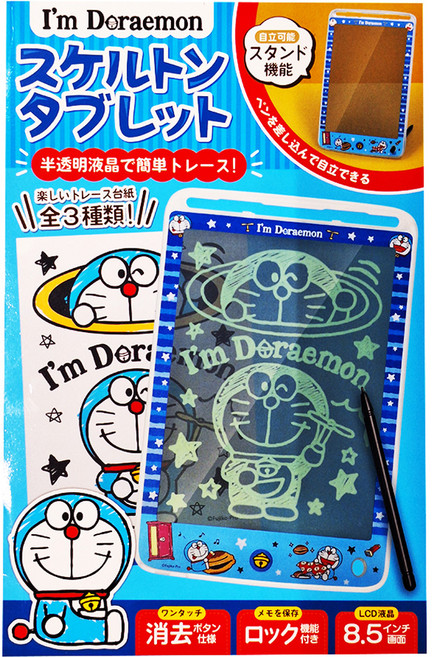 Doraemon 哆啦A夢 平板式LCD液晶繪圖板 6歲以上, 1個, 藍色