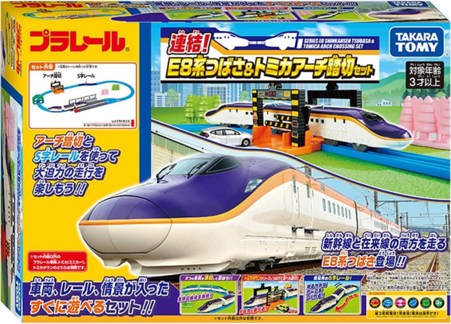 TAKARA TOMY PLARAIL 鐵道王國 E8系 新幹線遊戲組, 多色, 1組