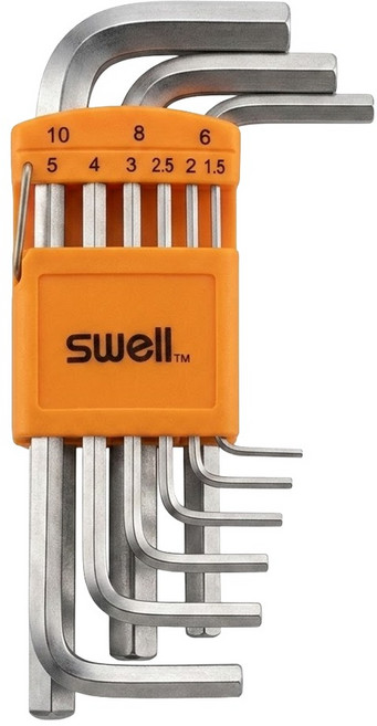 swell 雙邊抽短六角扳手9支組 076-24MS 1.5-10, 1組