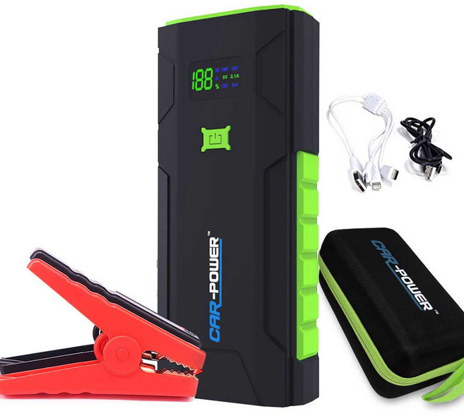 카파워 점프스타터 12V CP-F54L+ 보관케이스 + 점프 케이블 + 충전케이블, 1개, 16000mAh