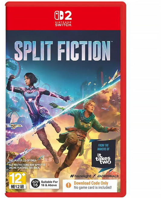 Nintendo 任天堂 NS2 雙影奇境 SPLIT FICTION 中文版, 單一商品