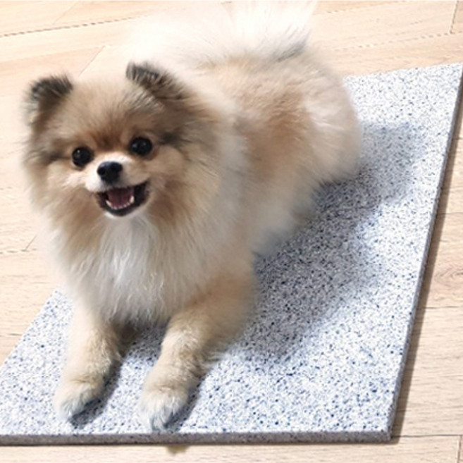 힐링타임 반려동물 대리석 쿨매트 NH-359, 스노우, 1개