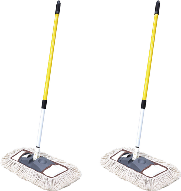 NEXCLEANS 舞水痕 美式靜電平板拖把, 2組