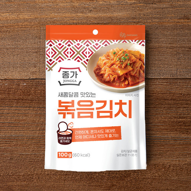 종가 볶음김치, 100g, 5개