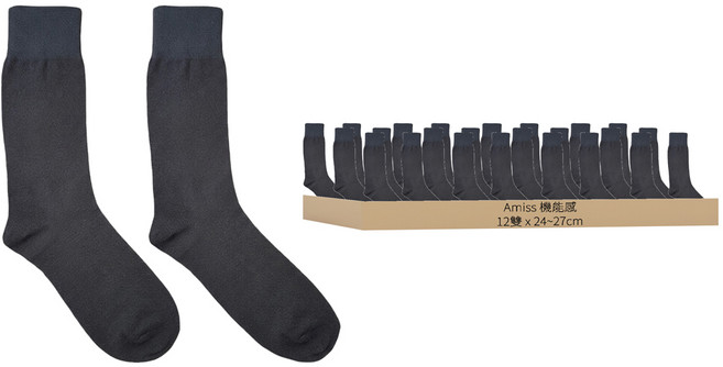 Amiss 機能感 男款 CHIOU LIANG 極薄透絲質紳士襪