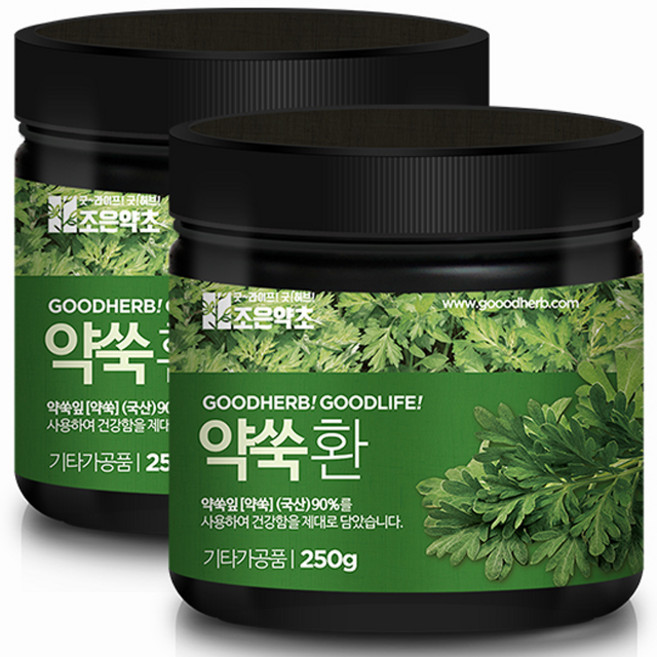 굿허브 프리미엄 약쑥환, 250g, 2개