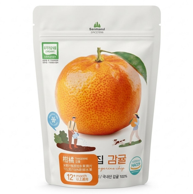 Ssalgwaja 米餅村 無添加寶寶水果脆片, 10g, 1包