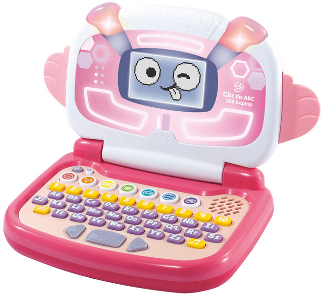 LeapFrog 跳跳蛙 哈囉小筆電-粉(us版), 粉紅色, 1個