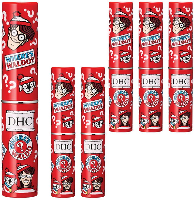 DHC 台灣公司貨 純欖護唇膏 威利在哪裡 歡樂版 1.5g, 6支