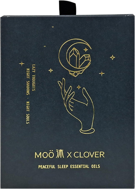 東安生技 夢17 MOO沐XCLOVER 放鬆舒眠精油組 (空間織品睡眠噴霧 50mL + 按摩睡眠精油 30mL), 1組