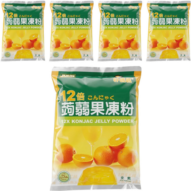 FAIRSEN 惠昇食品 12倍蒟蒻果凍粉, 1kg, 5包