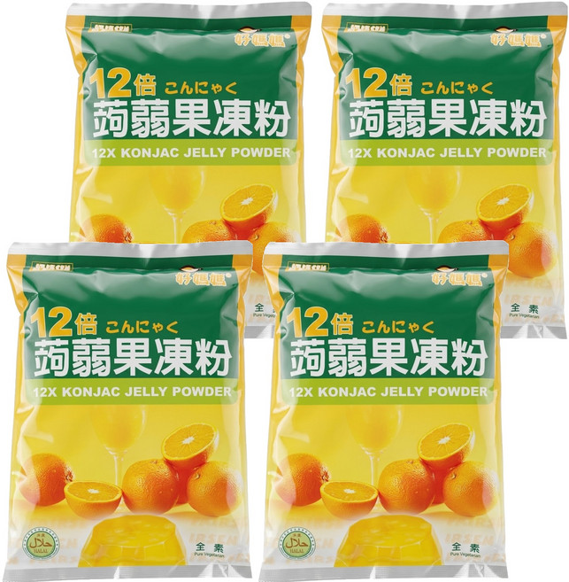 FAIRSEN 惠昇食品 12倍蒟蒻果凍粉, 1kg, 4包