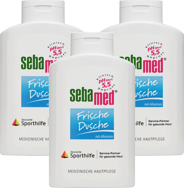sebamed 施巴 PH5.5 運動沐浴乳 麝香, 400ml, 3瓶