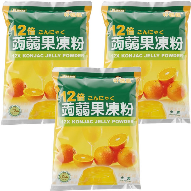FAIRSEN 惠昇食品 12倍蒟蒻果凍粉, 1kg, 3包