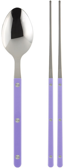 메종오브제 시에르 파르베 수저세트, 퍼플, 디너 스푼 + 젓가락, 1세트