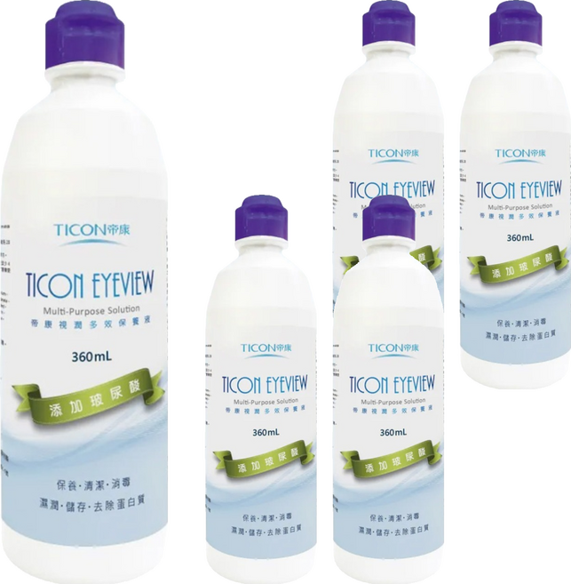 TICON 帝康 視潤多效保養液, 360ml, 5瓶
