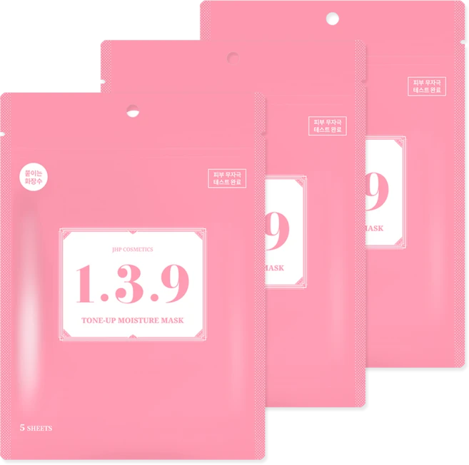 139 톤 업 모이스쳐 마스크팩, 5개입, 3개 - 쿠팡