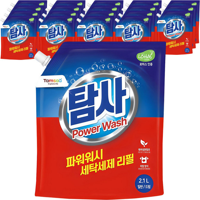 탐사 파워워시 세탁세제, 2.1L, 20개