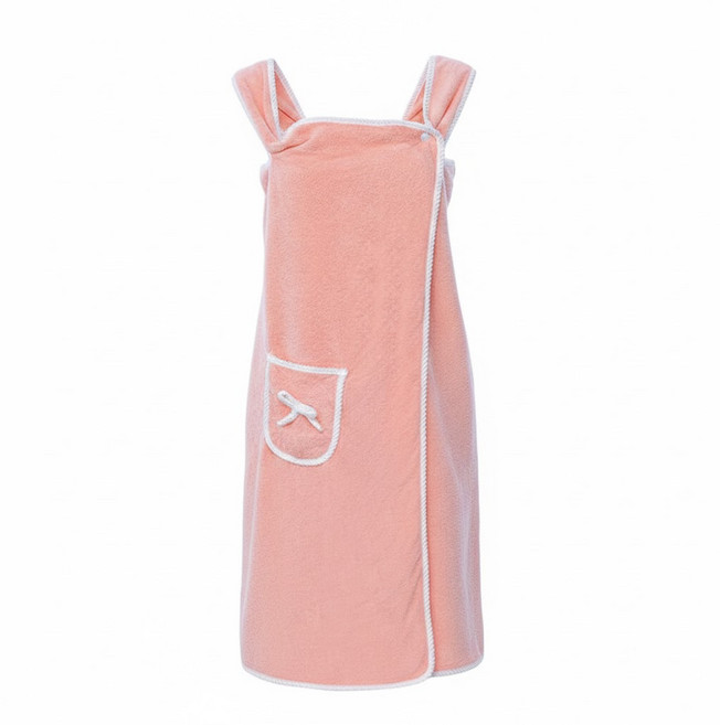 FANCY LIFE 加厚珊瑚絨浴衣, 1個, 粉色