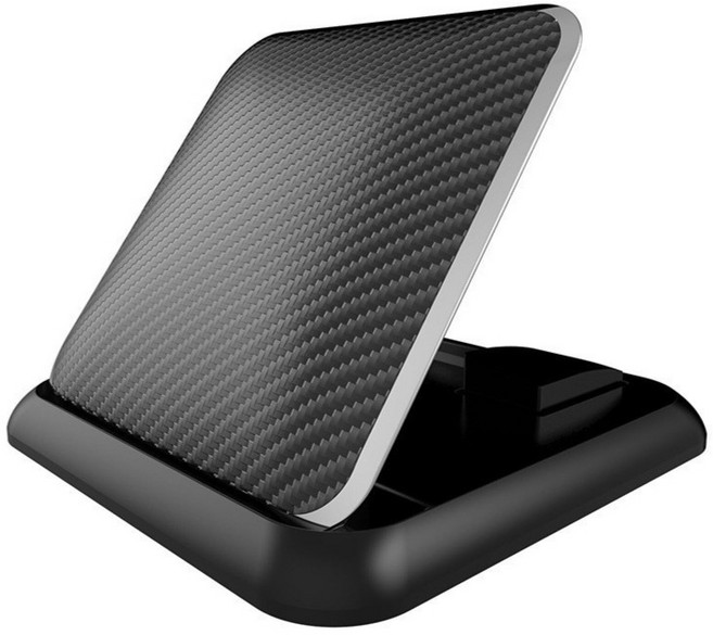 뉴토피아 심플디자인 차량용 강력 흡착 스마트폰 거치대, 블랙실버, 1개