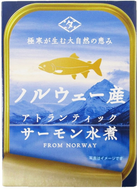 Choshita 田原挪威鮭魚水煮罐, 90g, 1罐