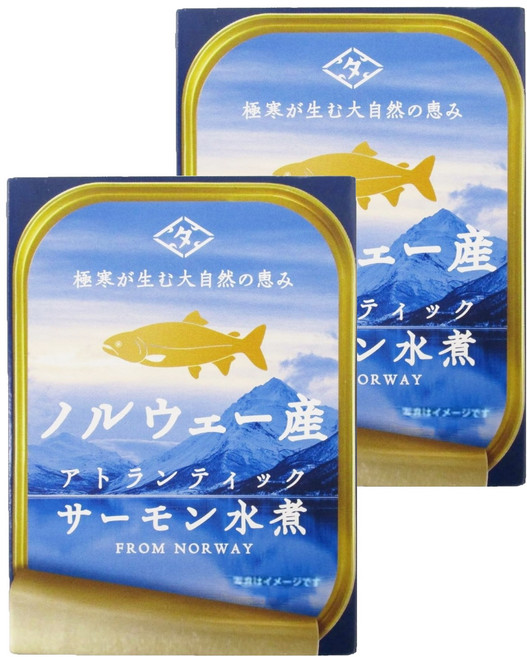 Choshita 田原挪威鮭魚水煮罐, 90g, 2罐