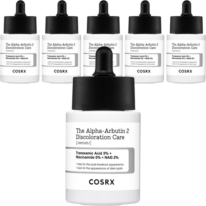 코스알엑스 더 알파 알부틴 2 디스컬러레이션 케어 세럼, 50ml, 6개