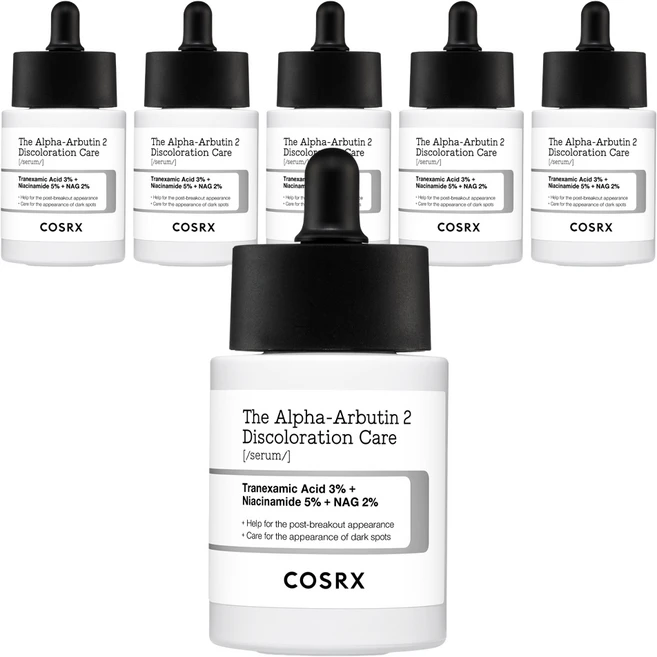 코스알엑스 더 알파 알부틴 2 디스컬러레이션 케어 세럼, 50ml, 6개 - 쿠팡