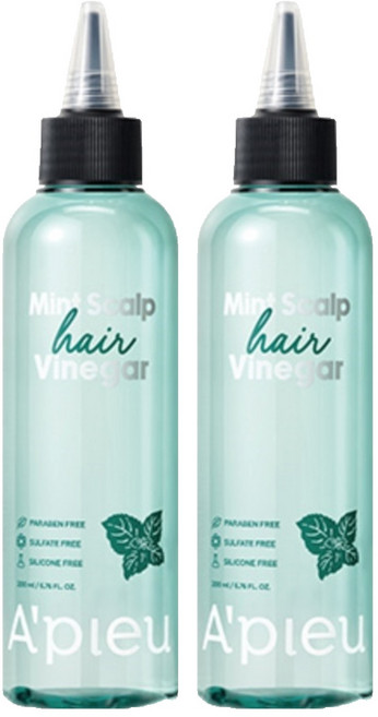 어퓨 민트 스칼프 헤어 식초, 200ml, 2개
