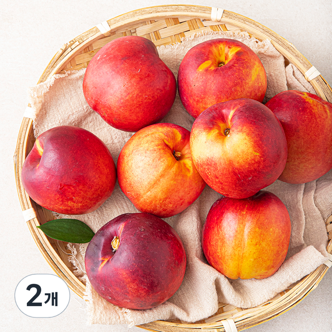 볕이들다 천도복숭아 10~14입, 2kg, 2개