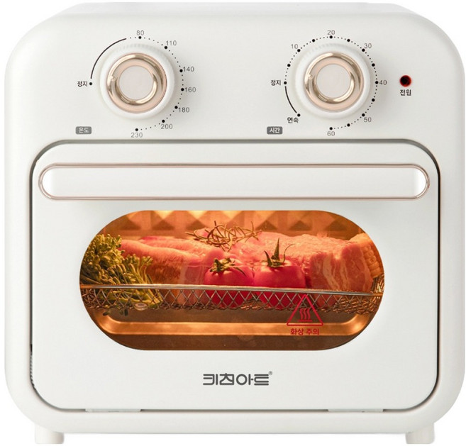 키친아트 렉스 에어프라이어 오븐 10L, 혼합색상, KP-AF553KV