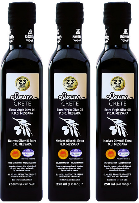 oleum CRETE 奧莉恩 特級初榨橄欖油, 250ml, 3瓶