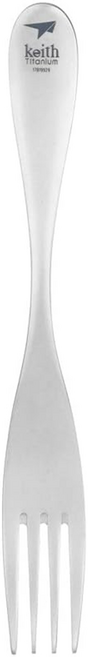 keith Titanium 鎧斯 純鈦環保攜帶式叉子, 銀色, 叉子, 1個
