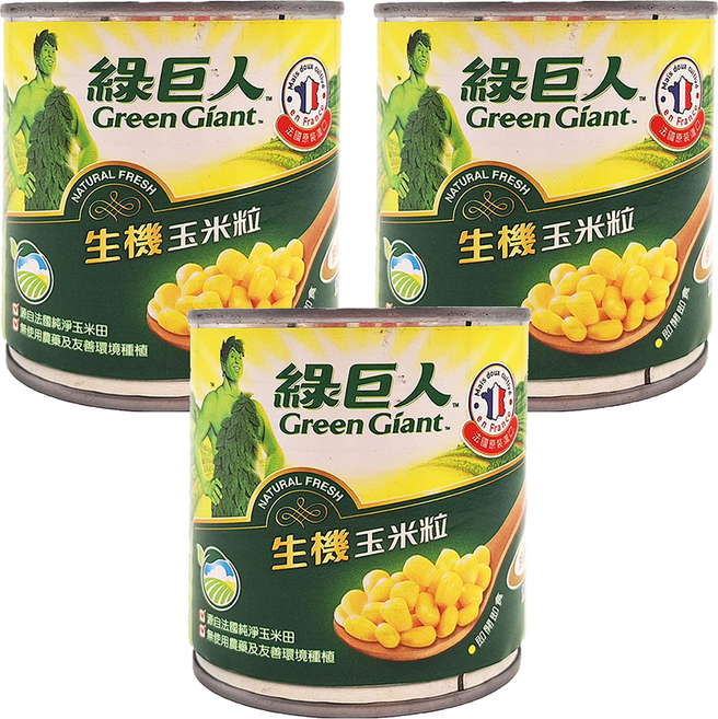 Green Giant 綠巨人 生機玉米粒, 150g, 3罐