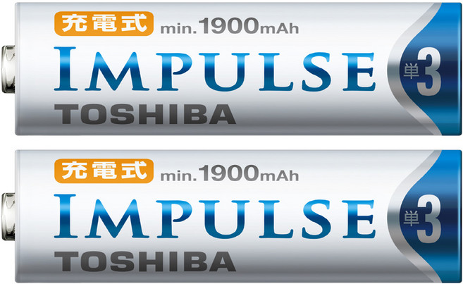 TOSHIBA 東芝 充電池 TNH-3ME2P, 2顆, 1組