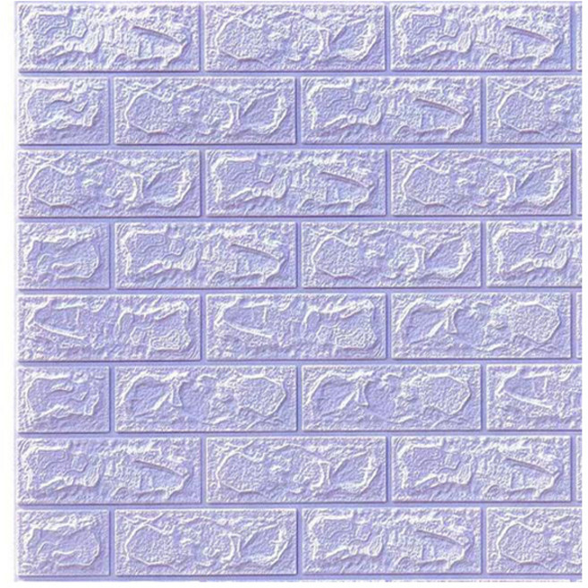 홍시마켓 홈 인테리어 3D 방수 접착식 벽 스티커 70 x 77 cm, 퍼플, 5개