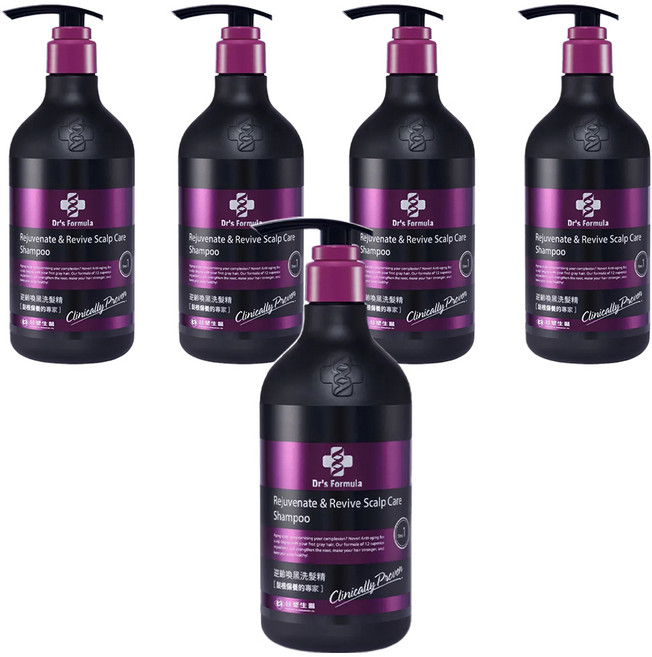台塑生醫 Dr's Formula 逆齡喚黑洗髮精, 580g, 5件