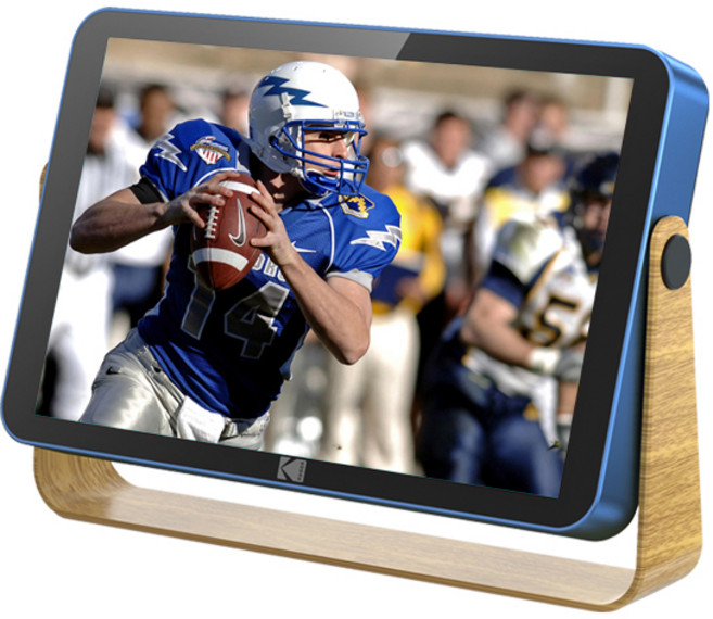 코닥 스마트 디지털 액자 캠핑용 전자 앨범 배터리내장 258 x 182 mm, RWF-108V, 블루